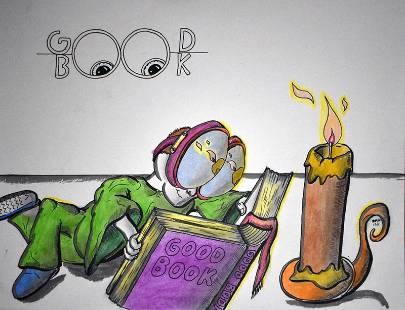 Image showing an art piece called Good Book by David Mielcarek on 20211201