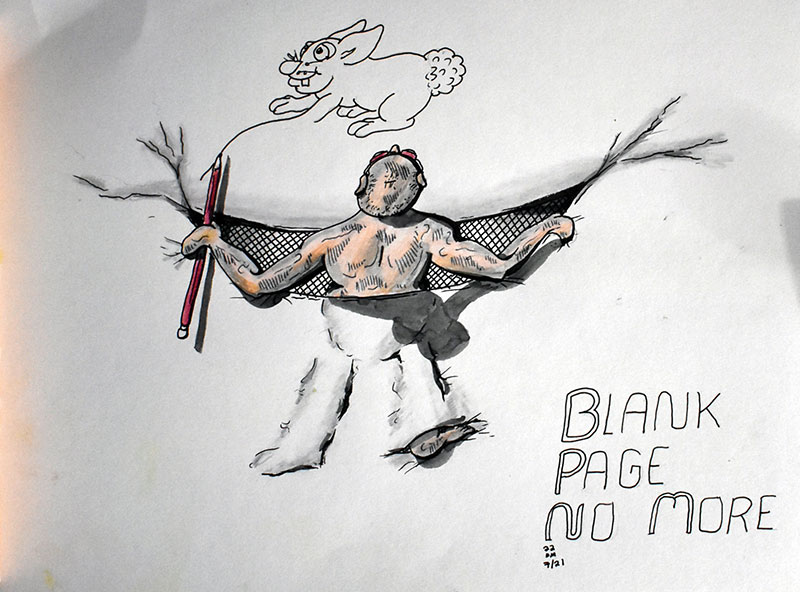 Image showing an art piece called Blank Page No More by David Mielcarek on 20220721