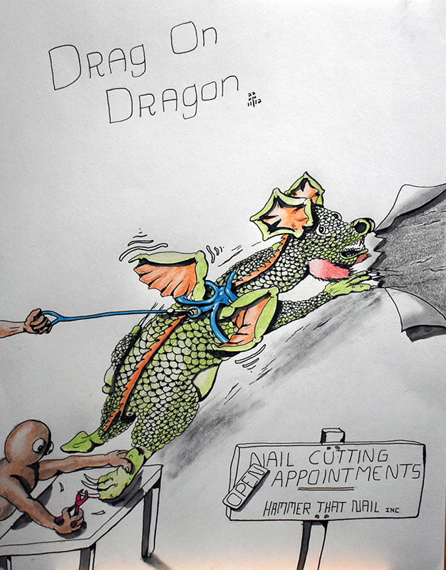 Image showing an art piece called Drag On Dragon by David Mielcarek on 20221112