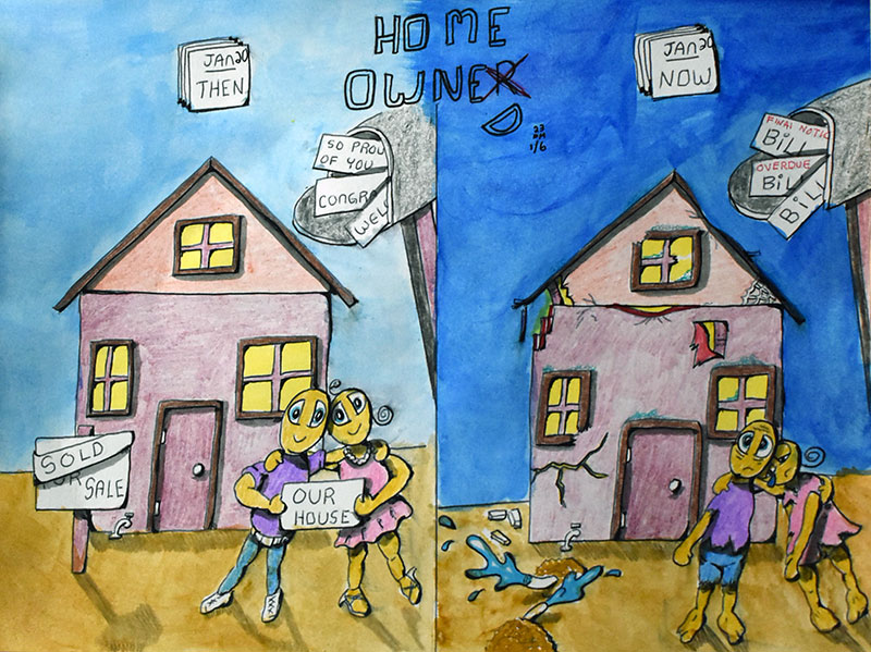 Image showing an art piece called Home Owner/Owned by David Mielcarek on 20230106
