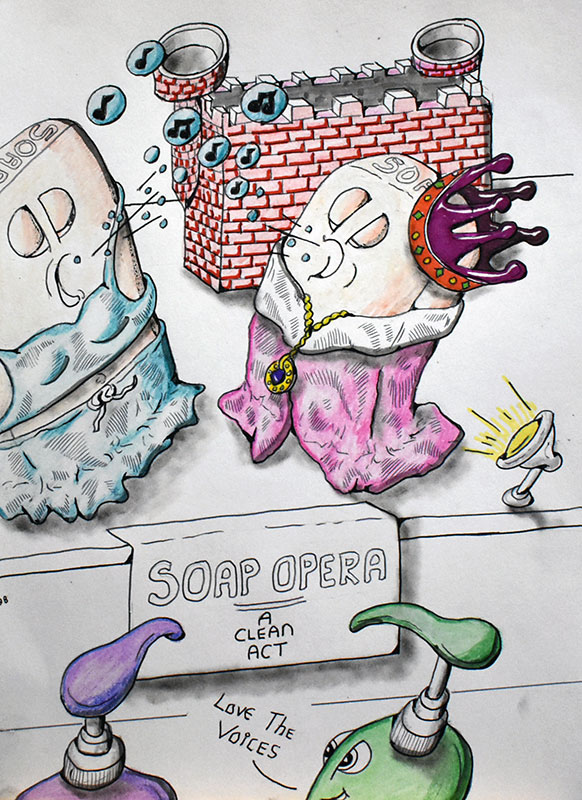 Image showing an art piece called Soap Opera by David Mielcarek on 20230128
