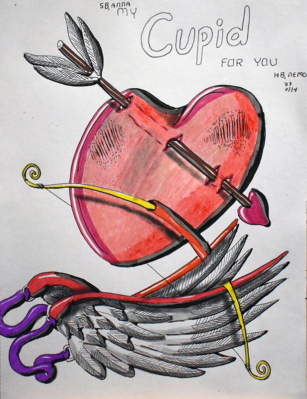 Image showing an art piece called My Cupid For You by David Mielcarek on 20230214