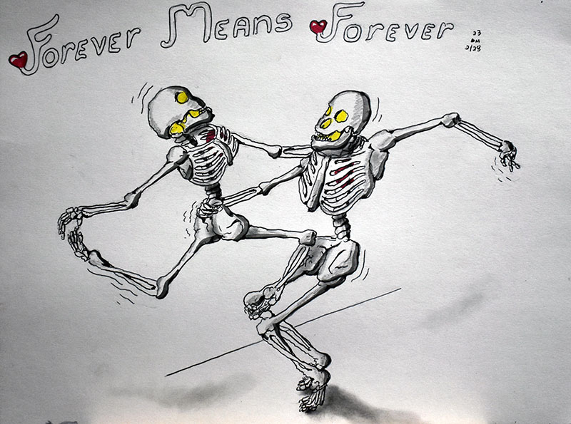 Image showing an art piece called Forever Means Forever by David Mielcarek on 20230228