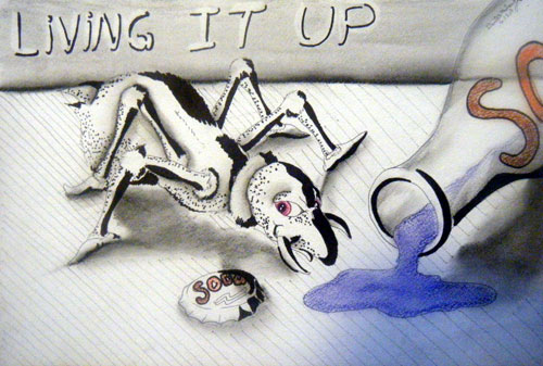 Image showing an art piece called Living It Up by David Mielcarek on 20130617