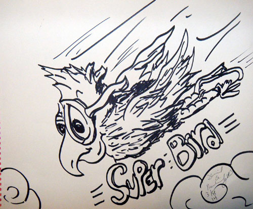 Image showing an art piece called Super Bird by David Mielcarek on 20140308