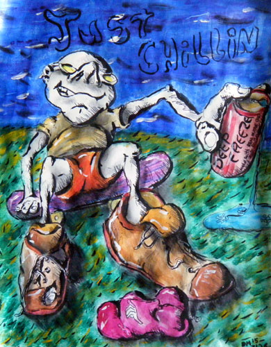 Image showing an art piece called Just Chillin by David Mielcarek on 20150326
