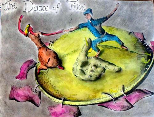 Image showing an art piece called The Dance Of Time by David Mielcarek on 20170620