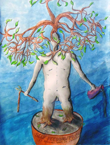 Image showing an art piece called Self Feeding/Pruning by David Mielcarek on 20190917