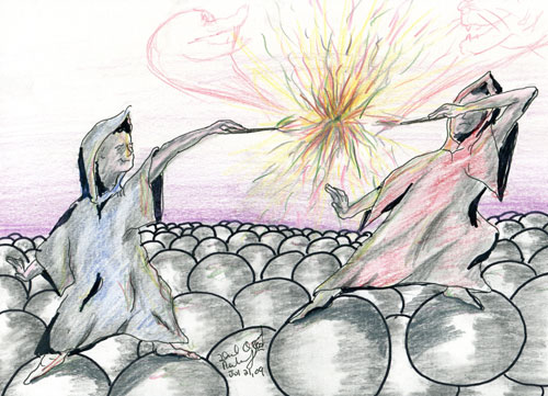 Image showing an art piece called Playing With Magic by David Mielcarek on 20090721