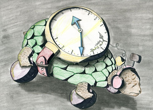 Image showing an art piece called Need To Slow Down by David Mielcarek on 20091130