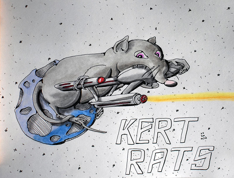 Image showing an art piece called Kert Rats by David Mielcarek on 20230712