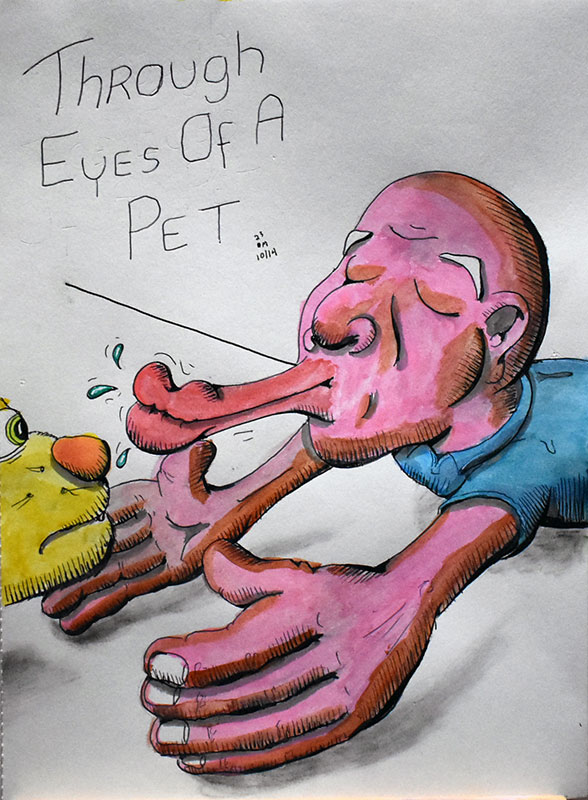 Image showing an art piece called Through Eyes Of A Pet by David Mielcarek on 20231014