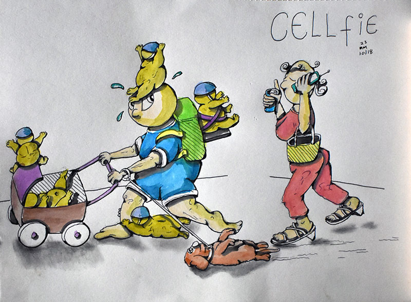 Image showing an art piece called CELLfie by David Mielcarek on 20231018