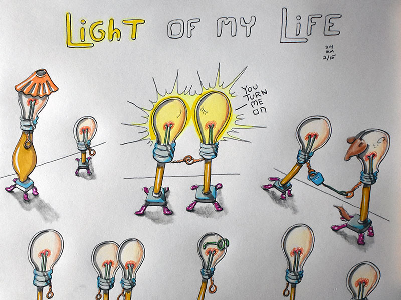 Image showing an art piece called Light Of My Life by David Mielcarek on 20240215