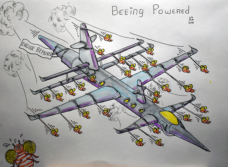 Image showing an art piece called Beeing Powered by David Mielcarek on 20240304
