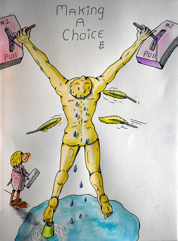 Image showing an art piece called Making A Choice by David Mielcarek on 20240311