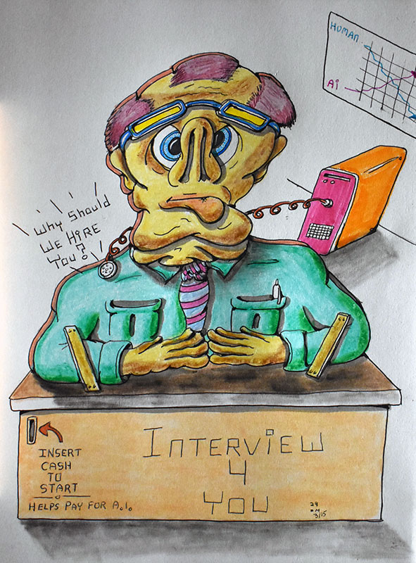 Image showing an art piece called Interview 4 You by David Mielcarek on 20240315