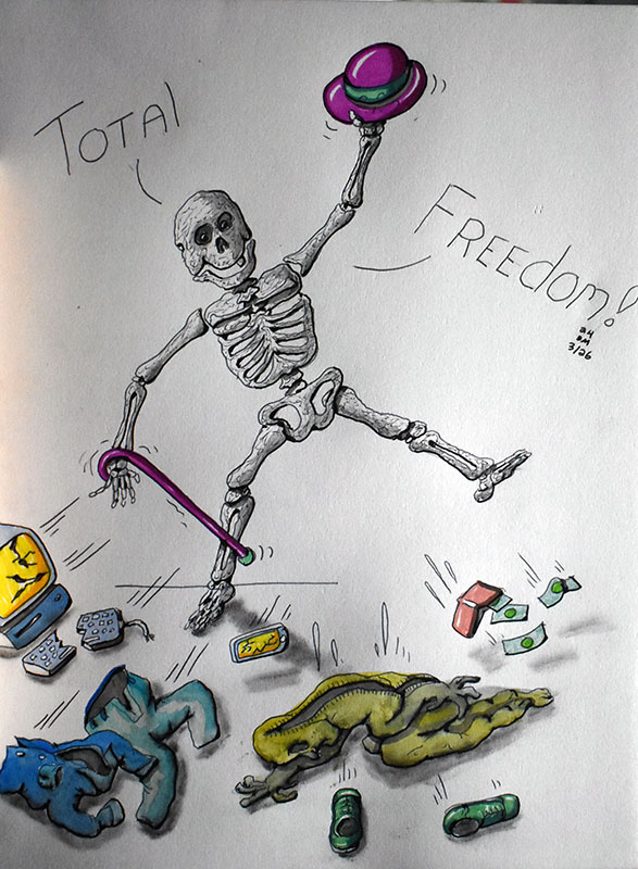 Image showing an art piece called Total Freedom by David Mielcarek on 20240326