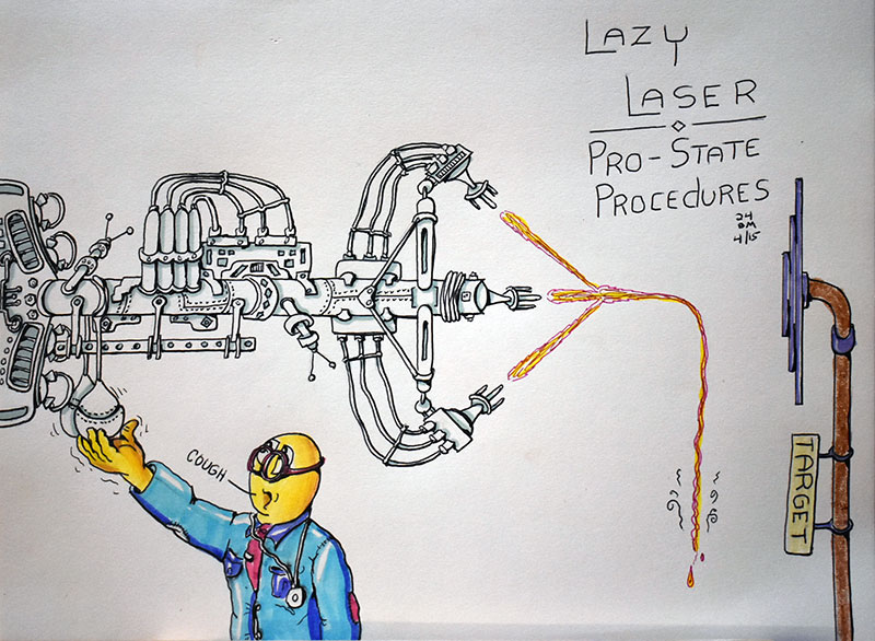 Image showing an art piece called Lazy Laser - Pro-State Procedures by David Mielcarek on 20240415