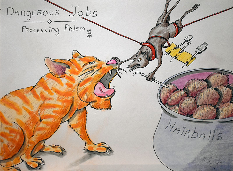 Image showing an art piece called Dangerous Jobs - Process Phlem by David Mielcarek on 20240508