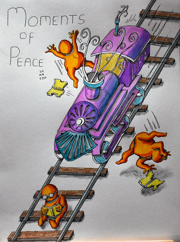 Image showing an art piece called Moments Of Peace by David Mielcarek on 20240522