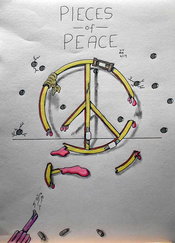 Image showing an art piece called Pieces Of Peace by David Mielcarek on 20240619