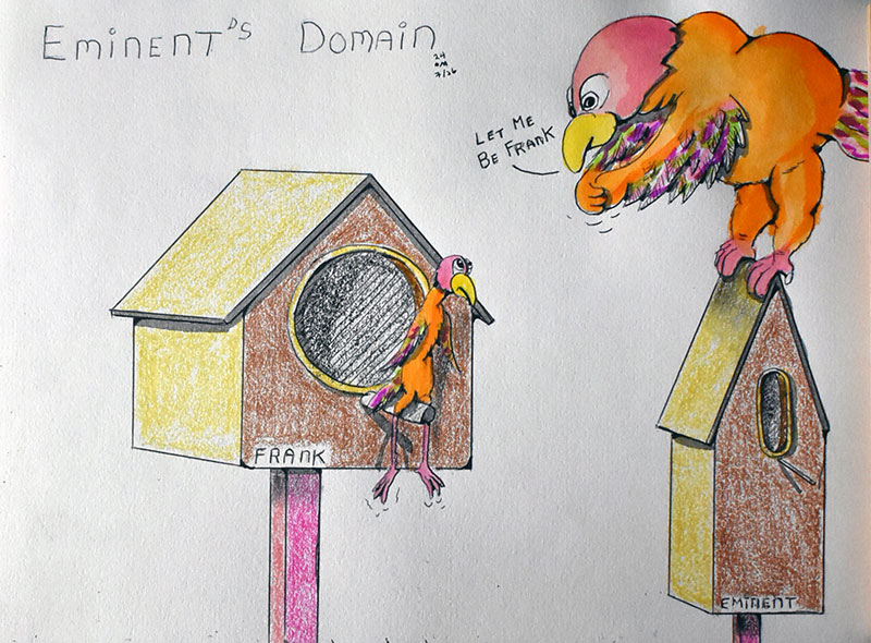 Image showing an art piece called Eminent's Domain by David Mielcarek on 20240726