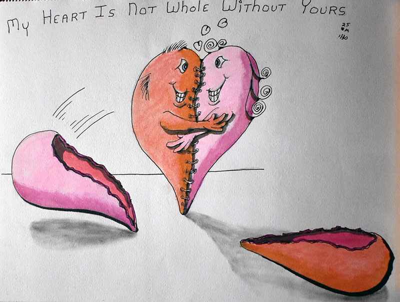 Image showing an art piece called My Heart Is Not Whole Without Yours by David Mielcarek on 20250130