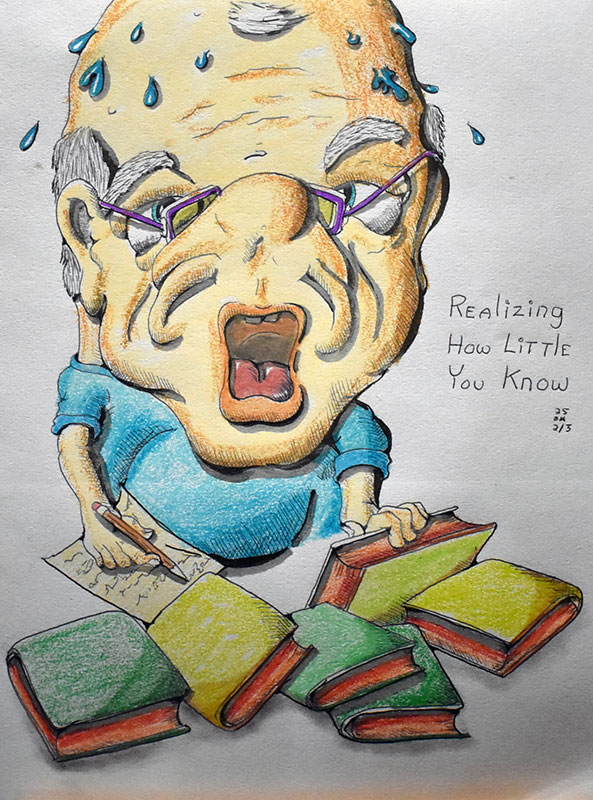 Image showing an art piece called Realizing How Little You Know by David Mielcarek on 20250203