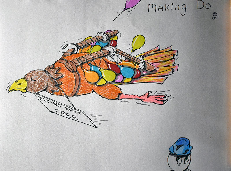 Image showing an art piece called Making Do by David Mielcarek on 20250205