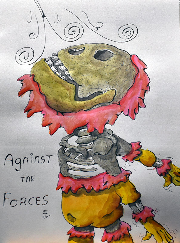 Image showing an art piece called Against The Forces by David Mielcarek on 20250315