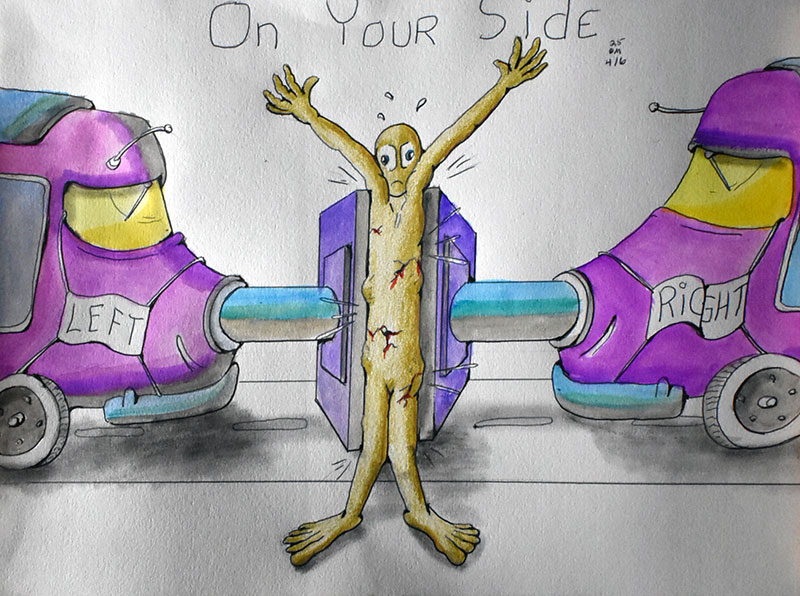 Image showing an art piece called On Your Side by David Mielcarek on 20250406