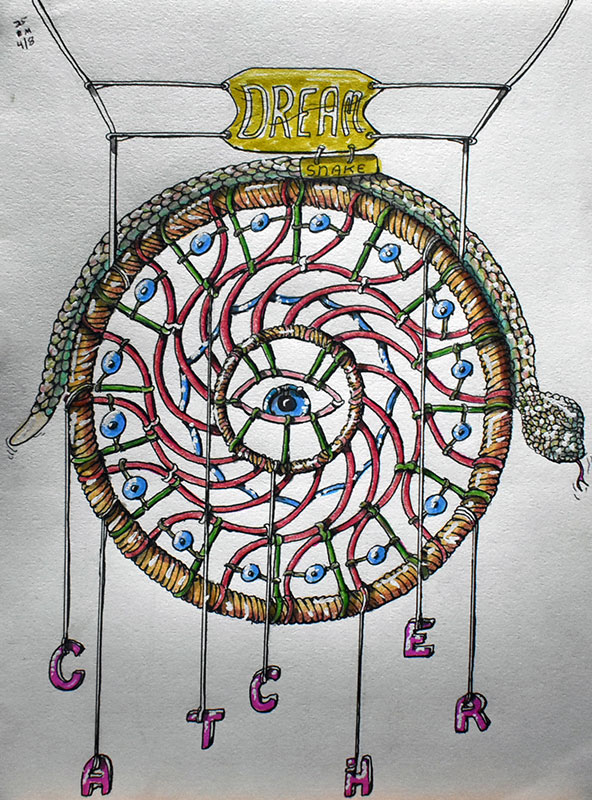 Image showing an art piece called Dream Snake by David Mielcarek on 20250408