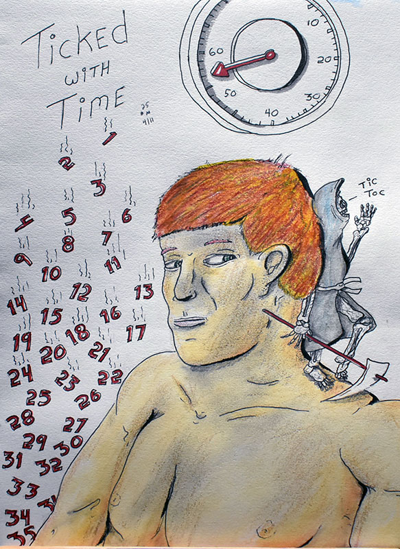 Image showing an art piece called Ticked with Time by David Mielcarek on 20250411