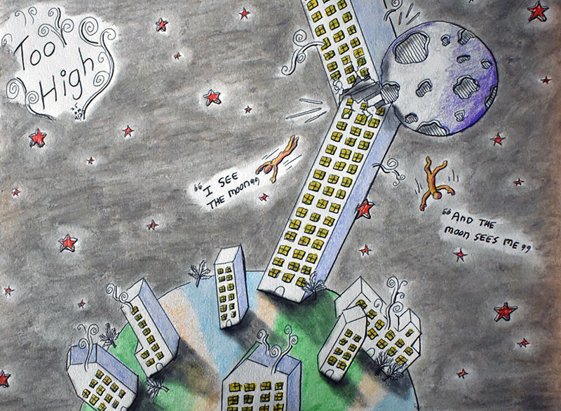 Image showing an art piece called Too High by David Mielcarek on 20250423