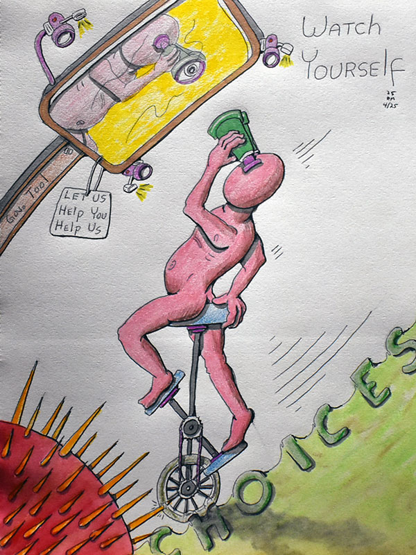 Image showing an art piece called Watch Yourself by David Mielcarek on 20250425