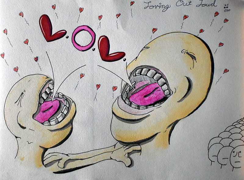 Image showing an art piece called L.O.L. by David Mielcarek on 20250510