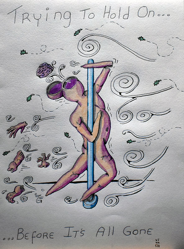 Image showing an art piece called Trying To Hold On by David Mielcarek on 20250511