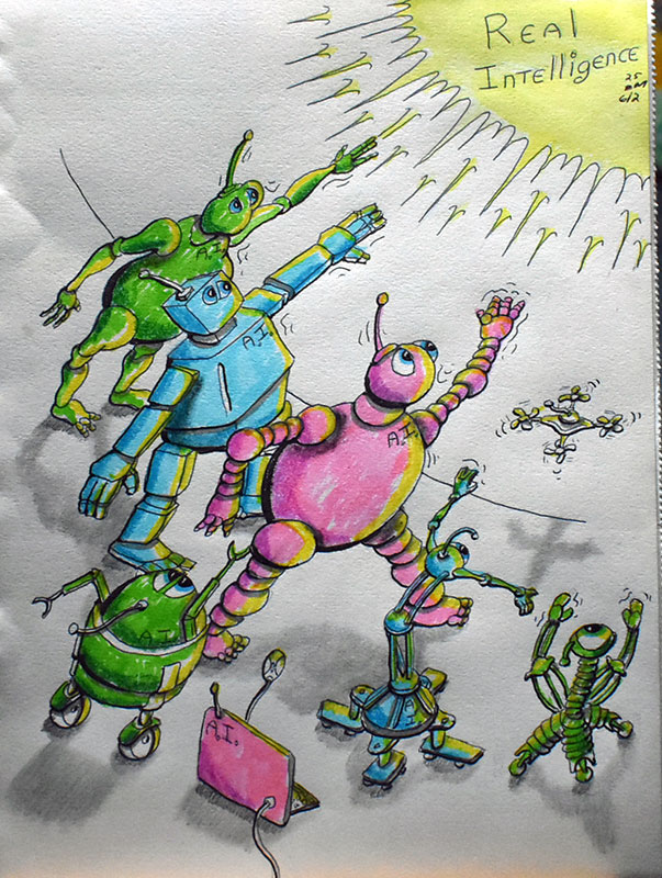 Image showing an art piece called Read Intelligence by David Mielcarek on 20250602
