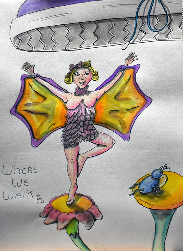 Image showing an art piece called Where We Walk by David Mielcarek on 20250612