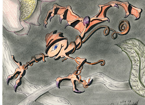 Image showing an art piece called Bat Hybrid by David Mielcarek on 20120614