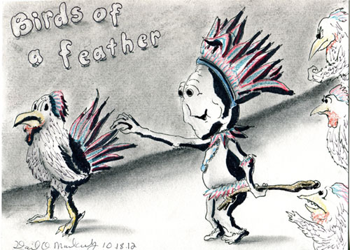 Image showing an art piece called Bird Of A Feather by David Mielcarek on 20121018