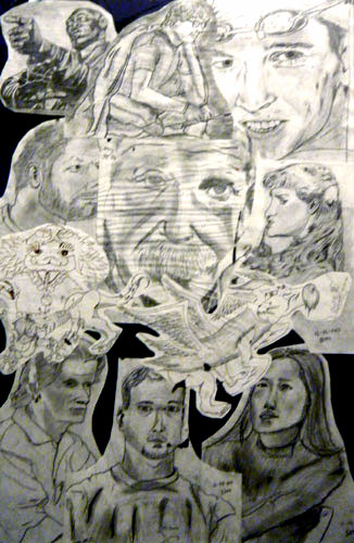 Image showing an art piece called Portraits by David Mielcarek on 20001116