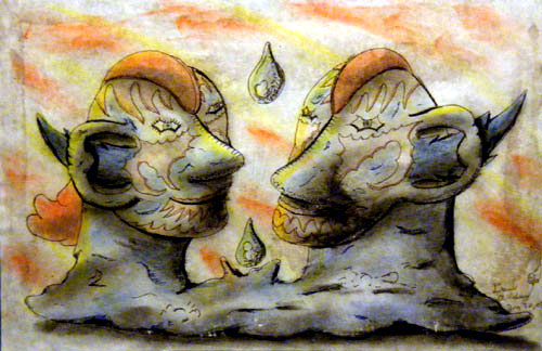 Image showing an art piece called Native Brothers by David Mielcarek on 20030630
