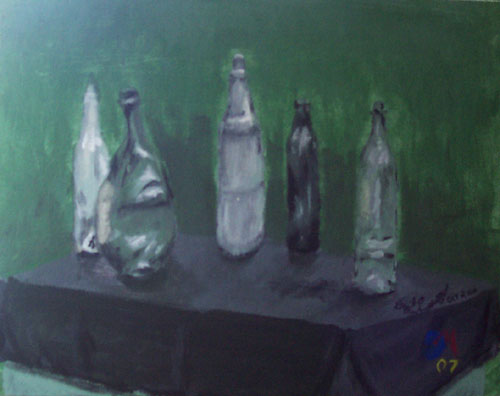 Image showing an art piece called Bottles by David Mielcarek on 20080000