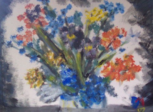 Image showing an art piece called Quick Flowers by David Mielcarek on 20080000