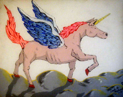 Image showing an art piece called Unicorn by David Mielcarek on 20130113