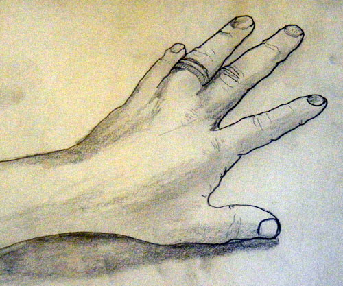 Image showing an art piece called Hand Gesture 2 by David Mielcarek on 20000920