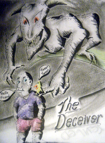 Image showing an art piece called The Deceiver by David Mielcarek on 20130723