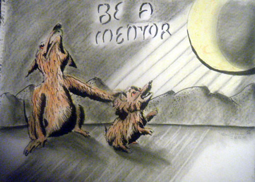 Image showing an art piece called Be A Mentor by David Mielcarek on 20130718